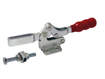 de Sta Co 215-U Horizontal Handle Hold Down Action Clamp with U-Shaped Bar and Flanged Base
